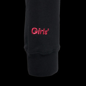 MENS RHINESTONE LOGO ZIP HOODIE (Girls² ver) 詳細画像