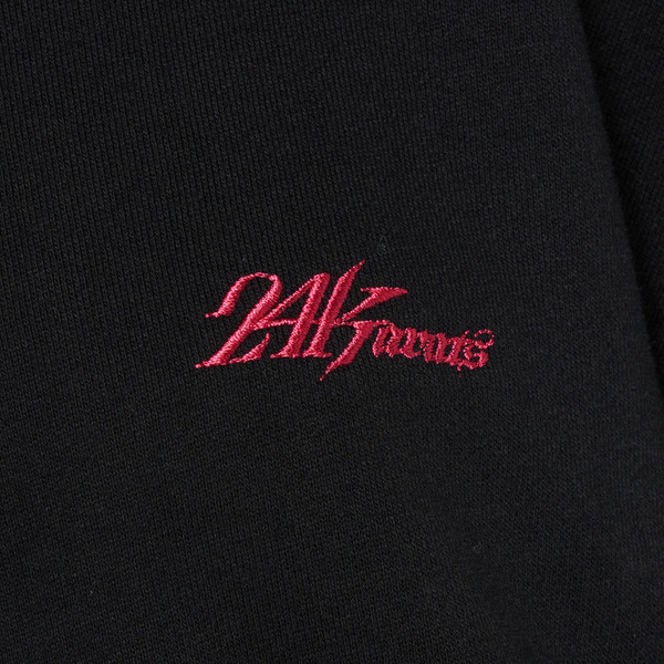 MENS RHINESTONE LOGO ZIP HOODIE (Girls² ver) 詳細画像 Black 10