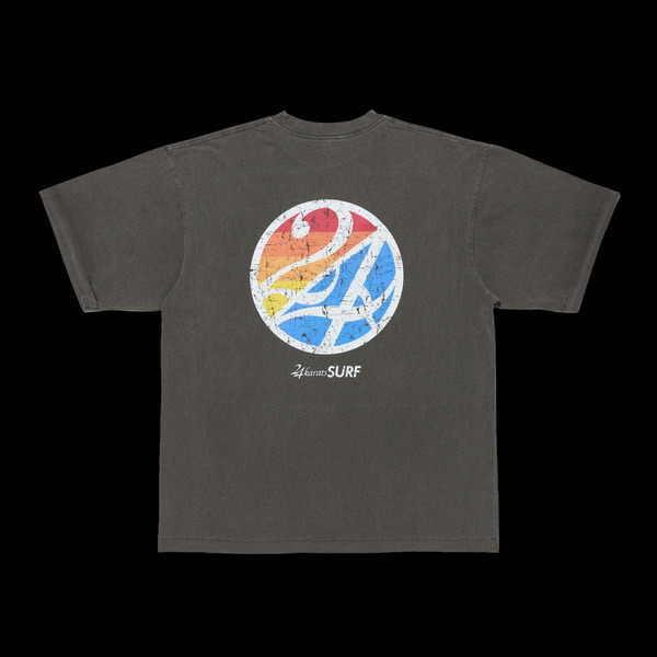 24SURF LOGO SS Tee 詳細画像 Black 1