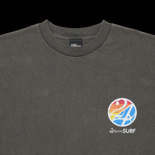 24SURF LOGO SS Tee 詳細画像 Black 2