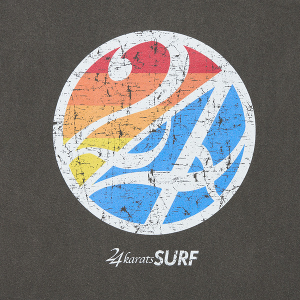 24SURF LOGO SS Tee 詳細画像 Black 4