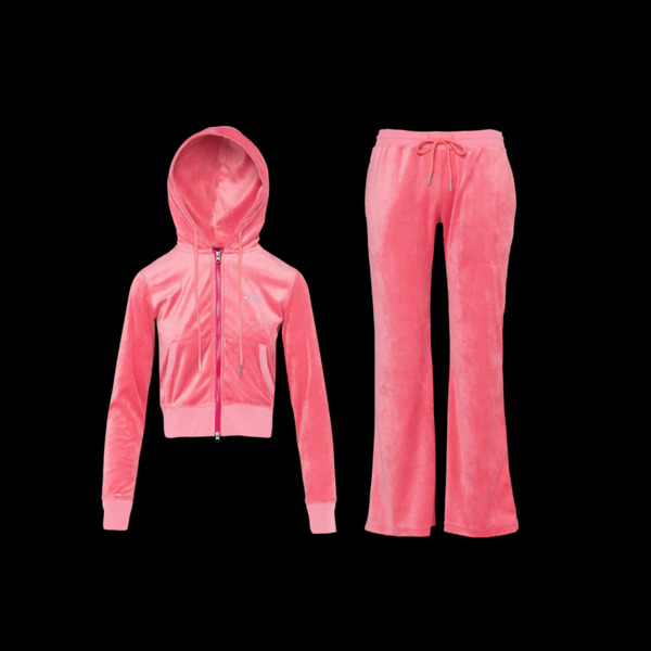 WMNS RHINESTONE VELOUR SET-UP