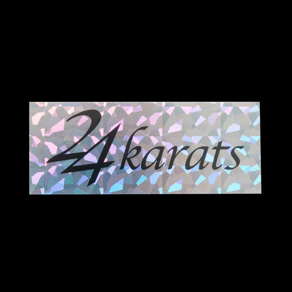 Slanted Logo Sticker