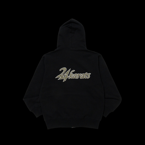 24K ZIP HOODIE 詳細画像 Black 1