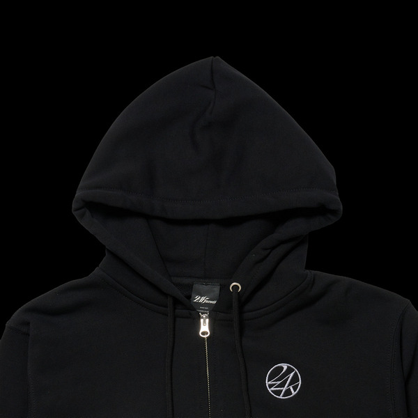 24K ZIP HOODIE 詳細画像 Black 2