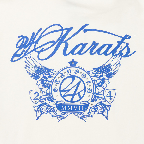 24K 19TH ANNIV. Hoodie 詳細画像 White&times;Blue 10