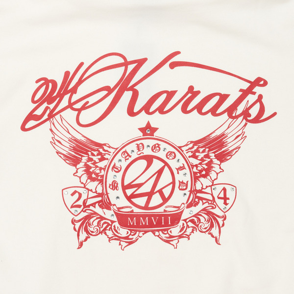 24K 19TH ANNIV. Hoodie 詳細画像 White&times;Blue 14